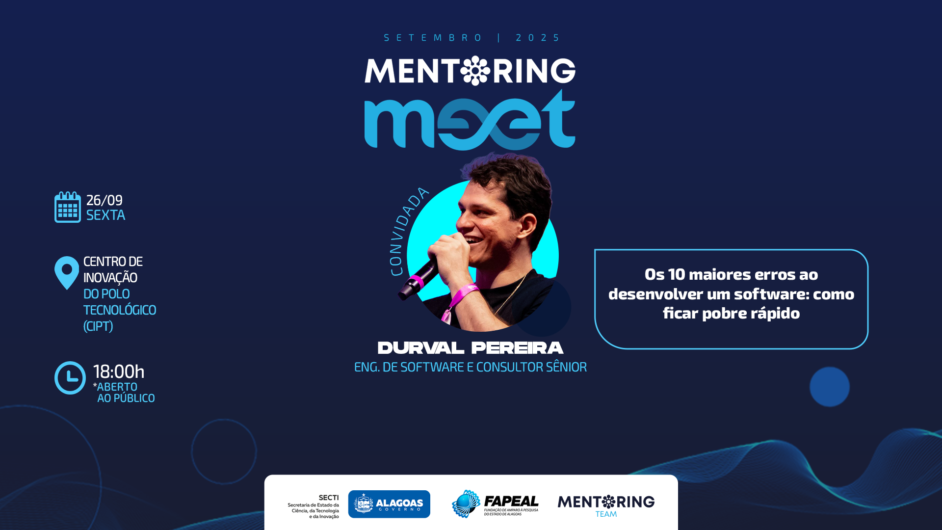 Governo de Alagoas — Mentoring Meet promove integração entre empreendedores e soluções em software